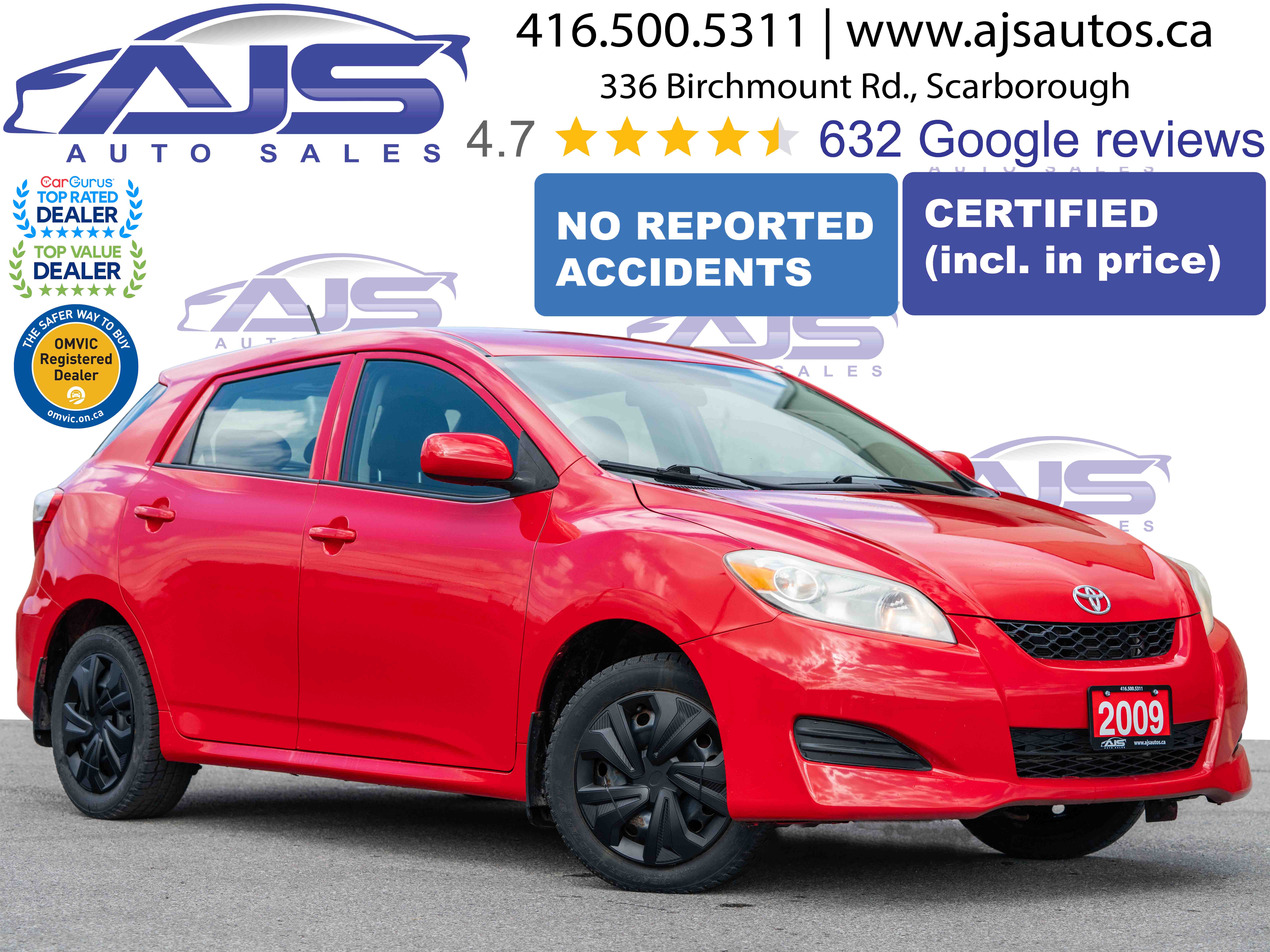 2009 Toyota Matrix FWD