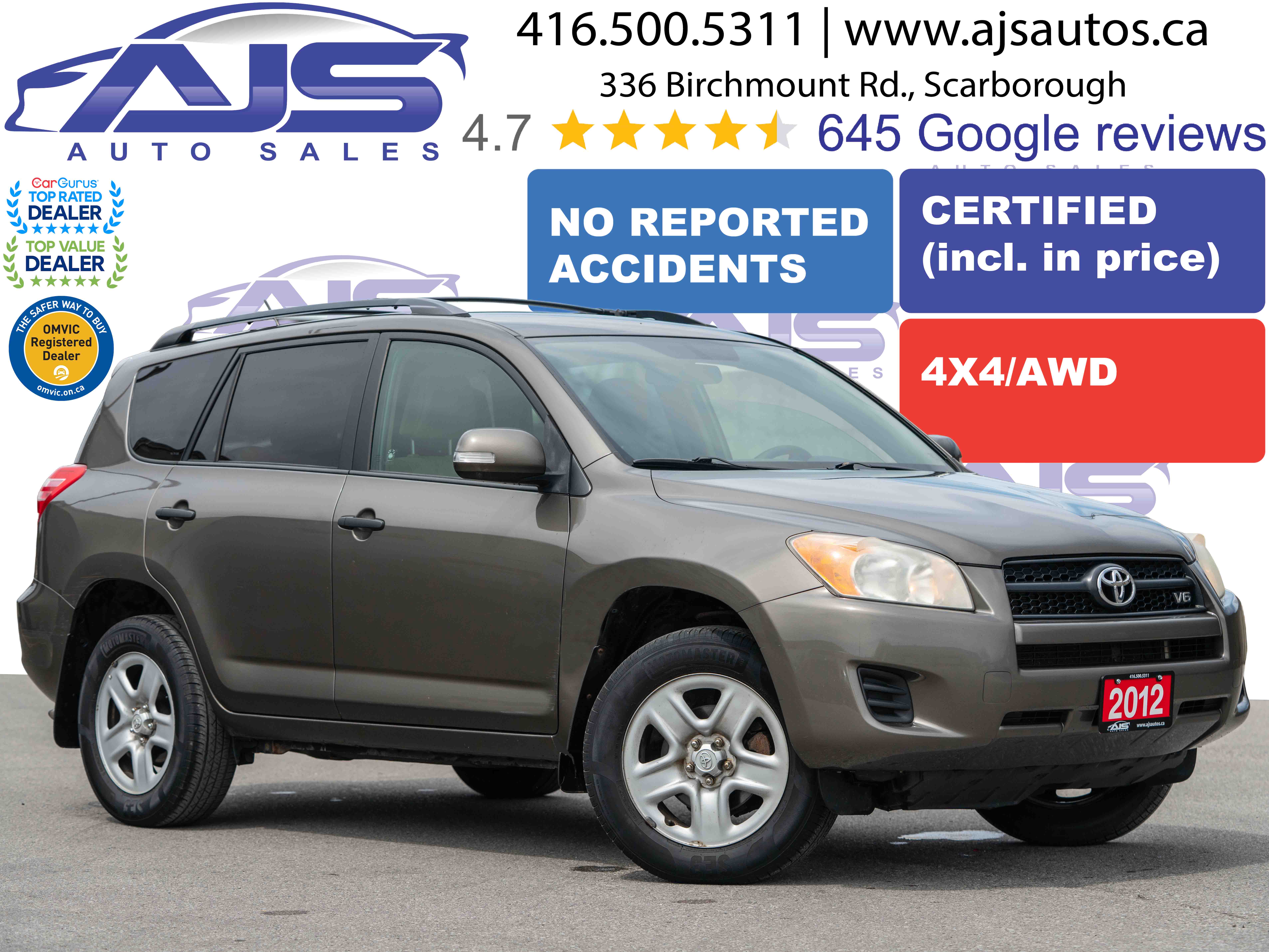2012 Toyota RAV4 Base V6 4WD