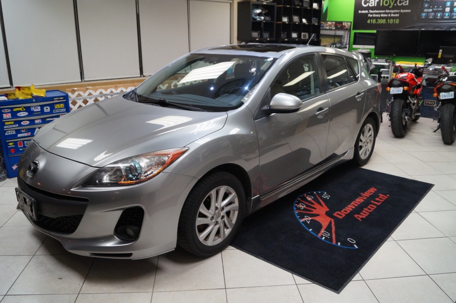 Silver 2012 Mazda MAZDA3 Sport Hatchback  Manual