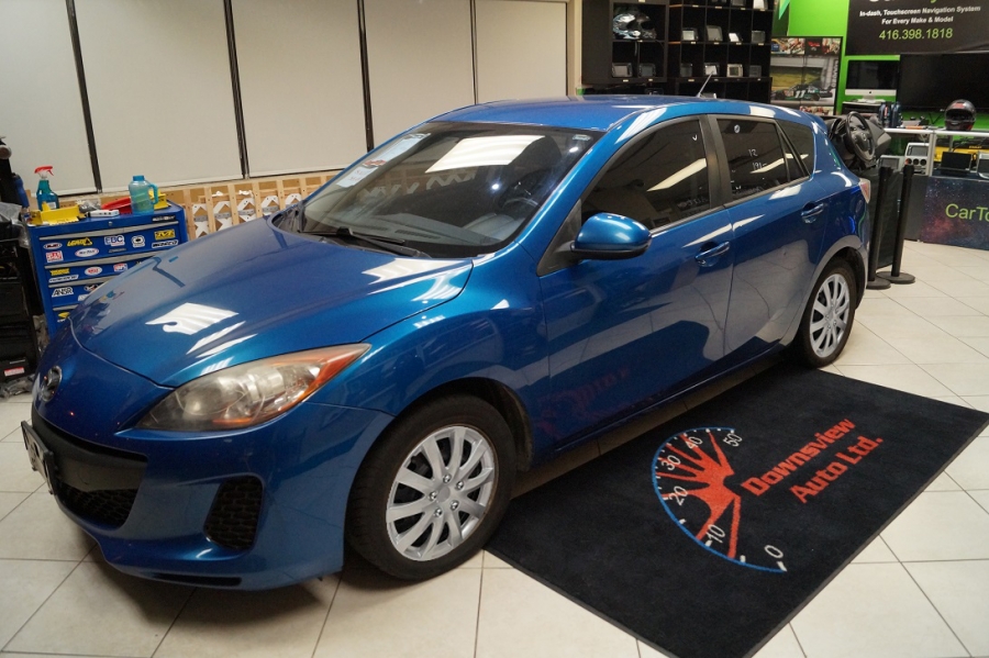 Blue 2012 Mazda MAZDA3 Sport Hatchback Manual