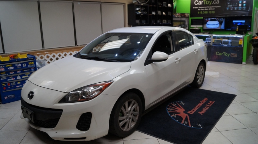White 2013 Mazda MAZDA3 Sedan  Automatic
