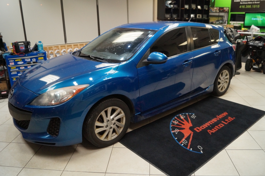 Blue 2012 Mazda MAZDA3 Sport Hatchback  Automatic