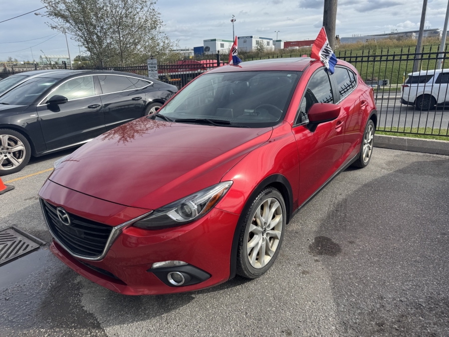 Red 2014 Mazda MAZDA3 Sport Hatchback  Automatic