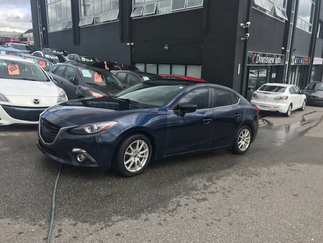 Blue 2015 Mazda MAZDA3 Sedan  Manual