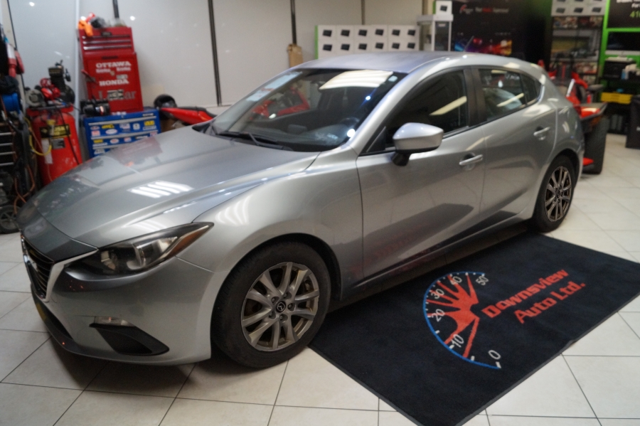 Silver 2014 Mazda MAZDA3 Sport Hatchback  Manual