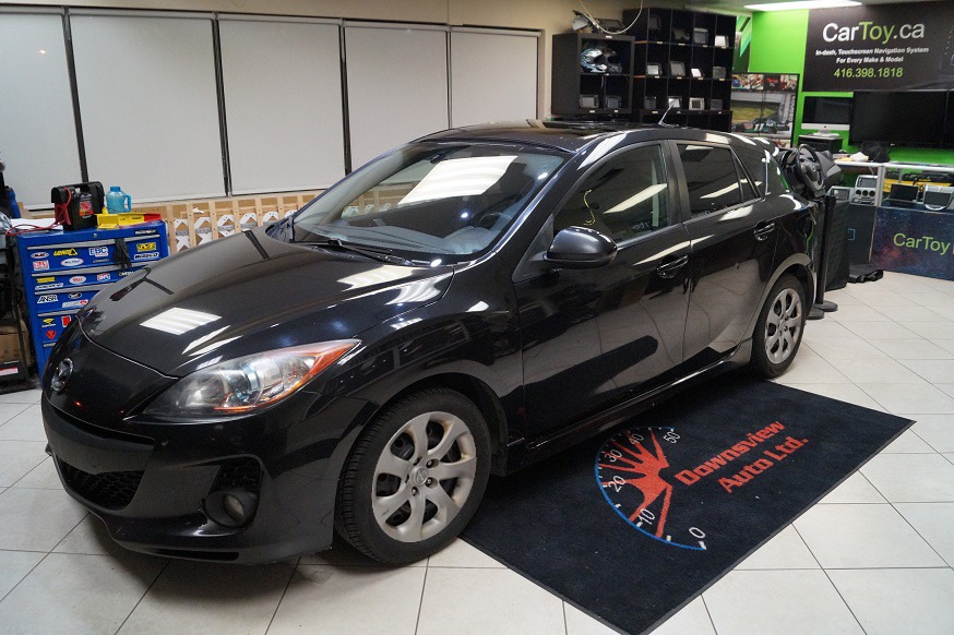 Black 2012 Mazda MAZDA3 Sport Hatchback  Automatic