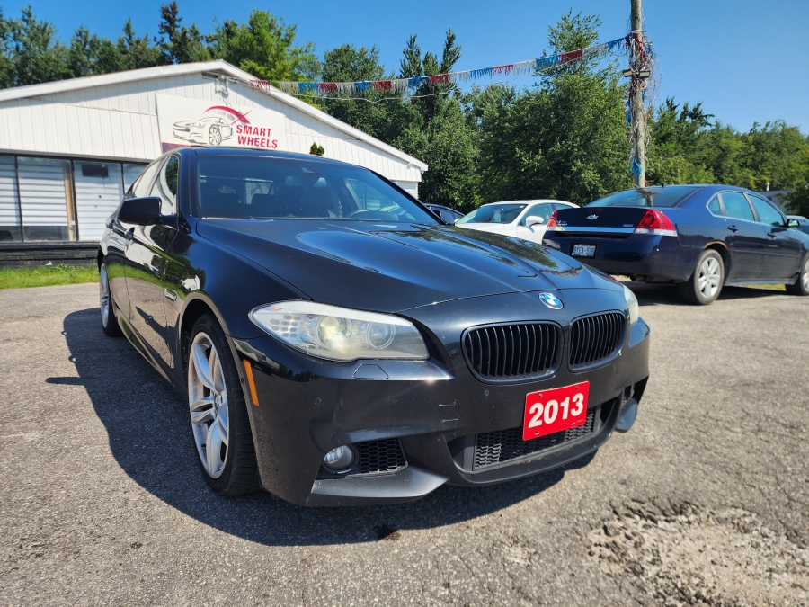 Black 2013 BMW 5 Series Sedan All-Wheel Drive Automatic