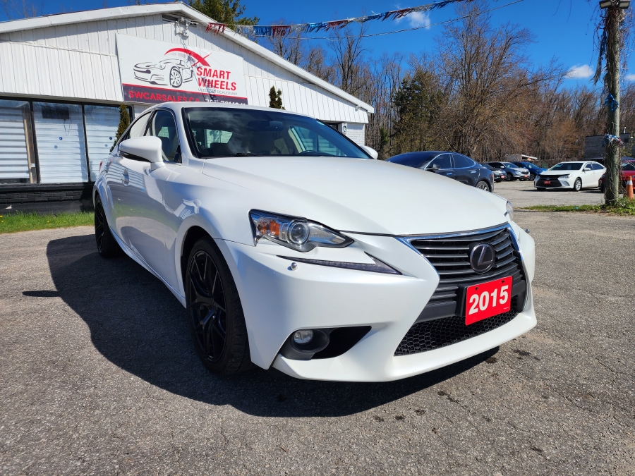 White 2015 Lexus IS Sedan All-Wheel Drive Automatic