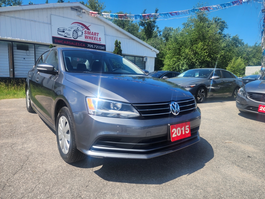 Gray 2015 Volkswagen Jetta 2.0 Trendline Sedan Manual