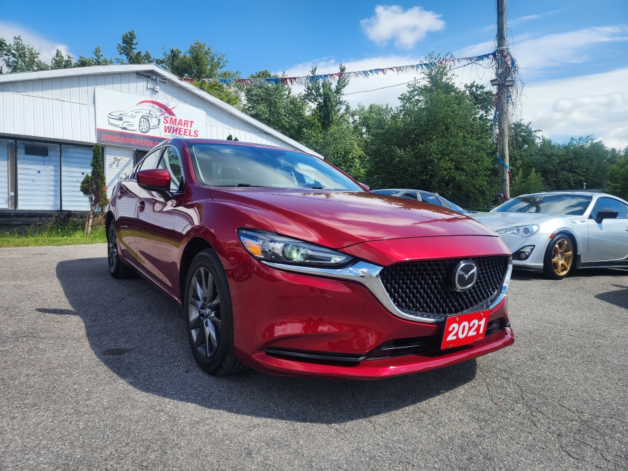 Red 2021 Mazda MAZDA6 Sedan Front-Wheel Drive Automatic