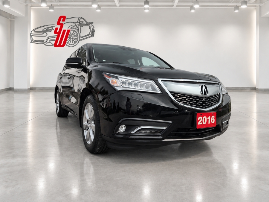 Black 2016 Acura MDX SUV / Crossover  Automatic