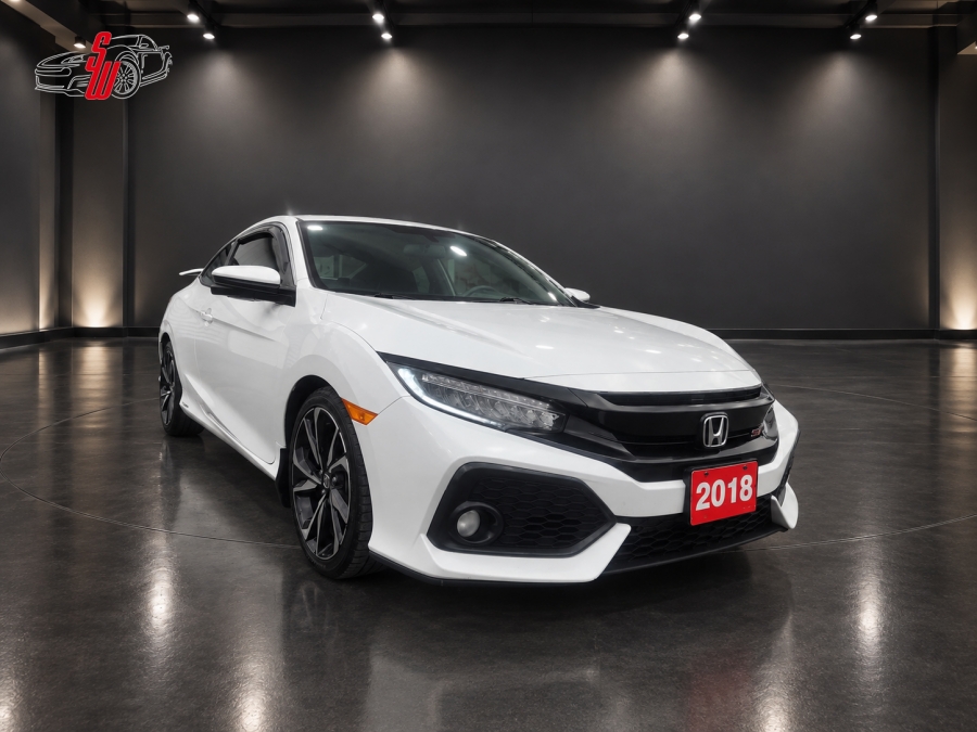 White 2018 Honda Civic Coupe Coupe Front-Wheel Drive Manual