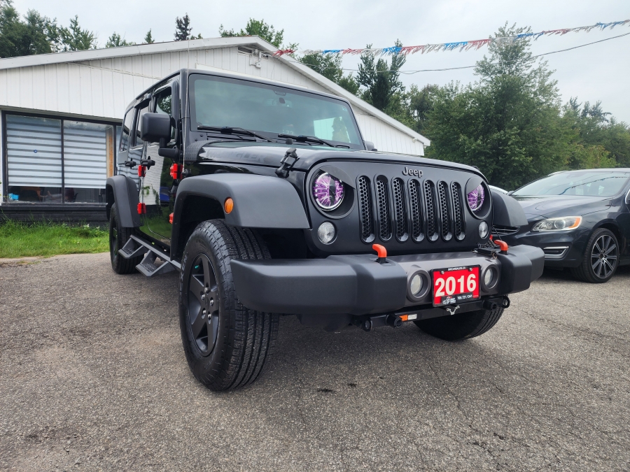 Black 2016 Jeep Wrangler SUV / Crossover Four-Wheel Drive Manual
