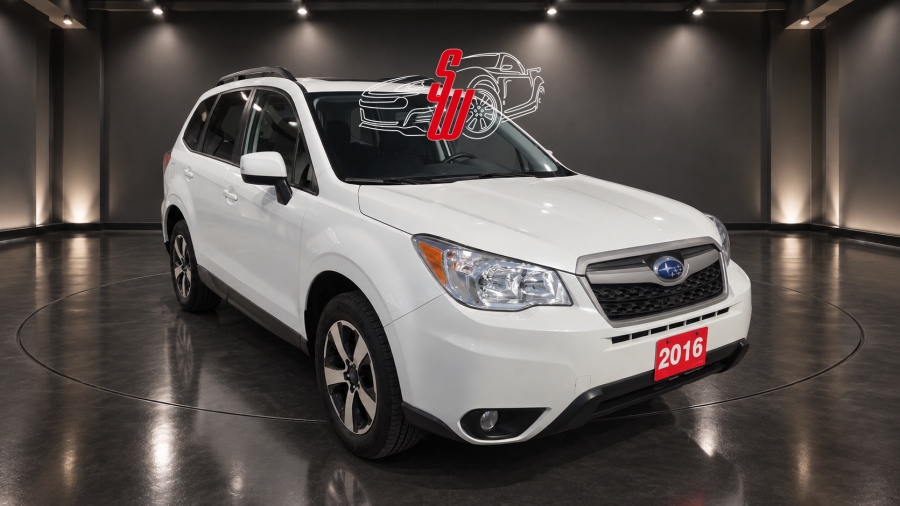 White 2016 Subaru Forester SUV / Crossover All-Wheel Drive Automatic