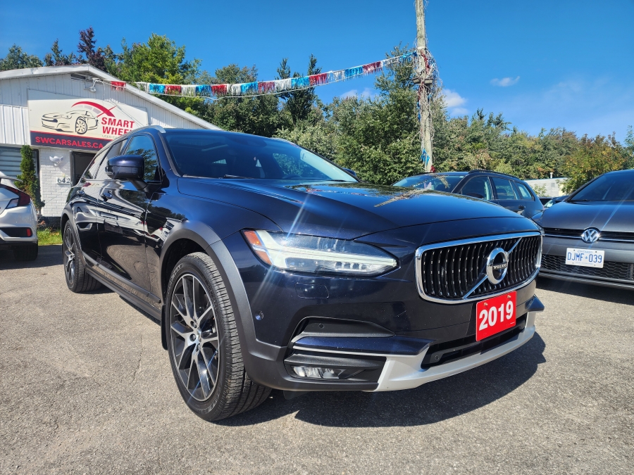 Blue 2019 Volvo V90 Wagon All-Wheel Drive Automatic