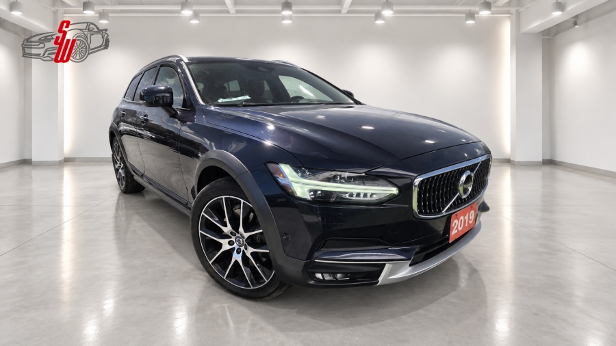 Blue 2019 Volvo V90 Wagon All-Wheel Drive Automatic