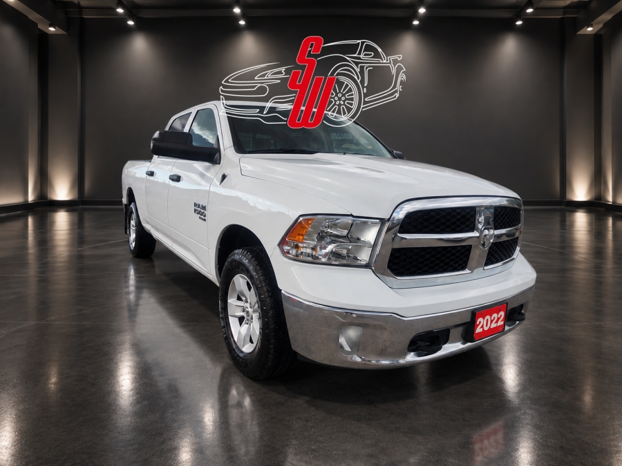 White 2022 RAM 1500 Pickup Truck Four-Wheel Drive Automatic