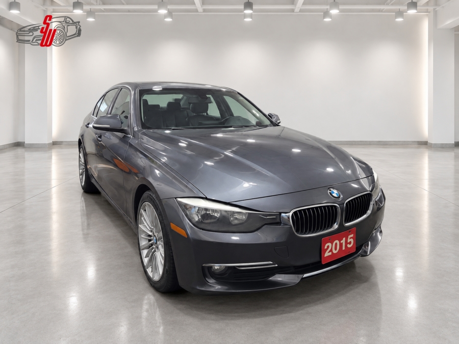 Gray 2015 BMW 3 Series Sedan All-Wheel Drive Automatic