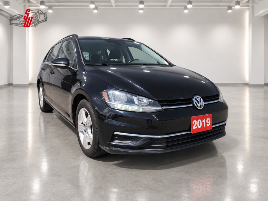 Black 2019 Volkswagen Golf SportWagen Wagon All-Wheel Drive Automatic