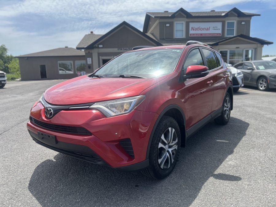 Red 2017 Toyota RAV4 LE SUV / Crossover Front-Wheel Drive 6-Speed Automatic