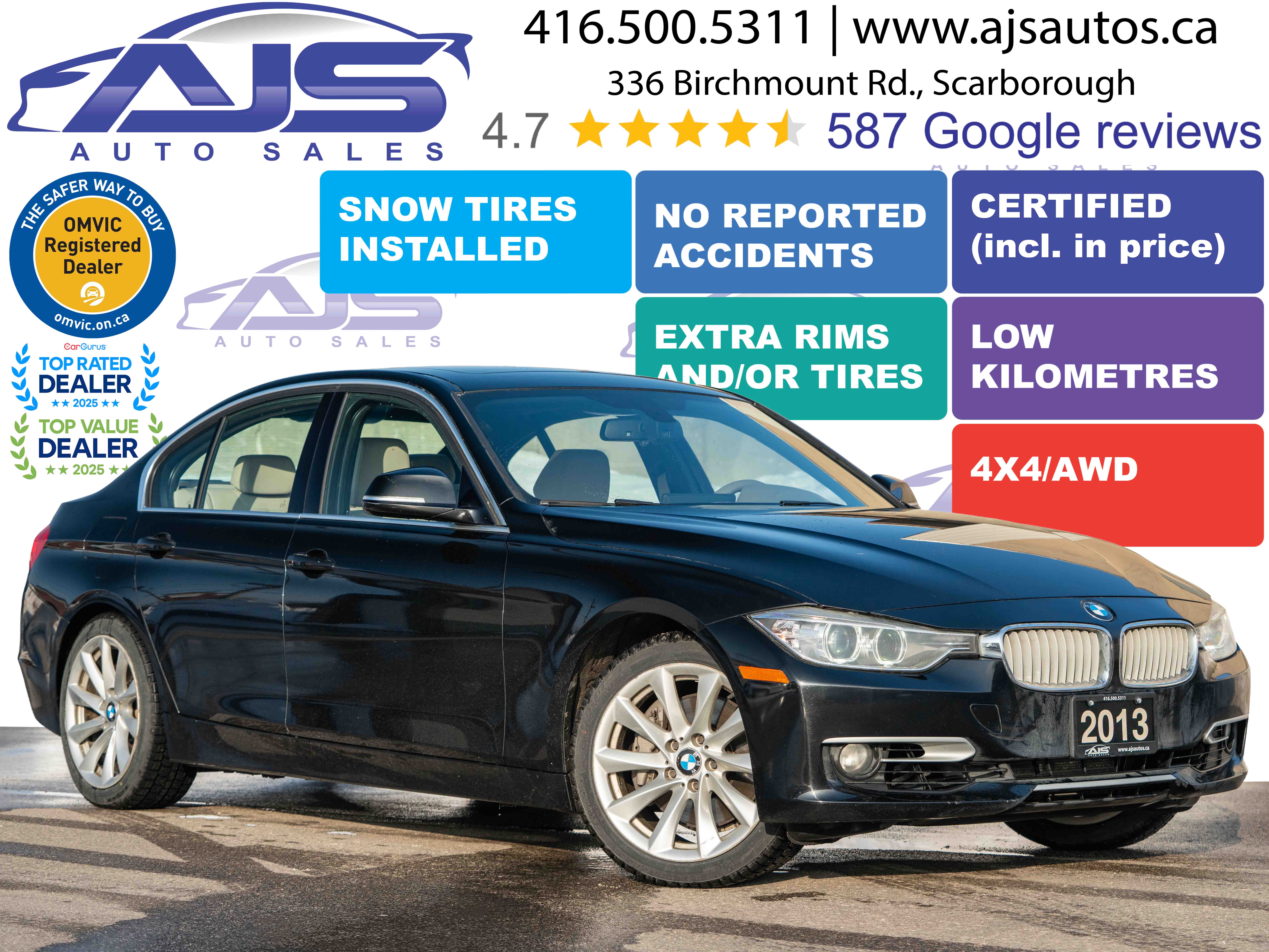 2013 BMW 3 Series 335i xDrive Sedan AWD