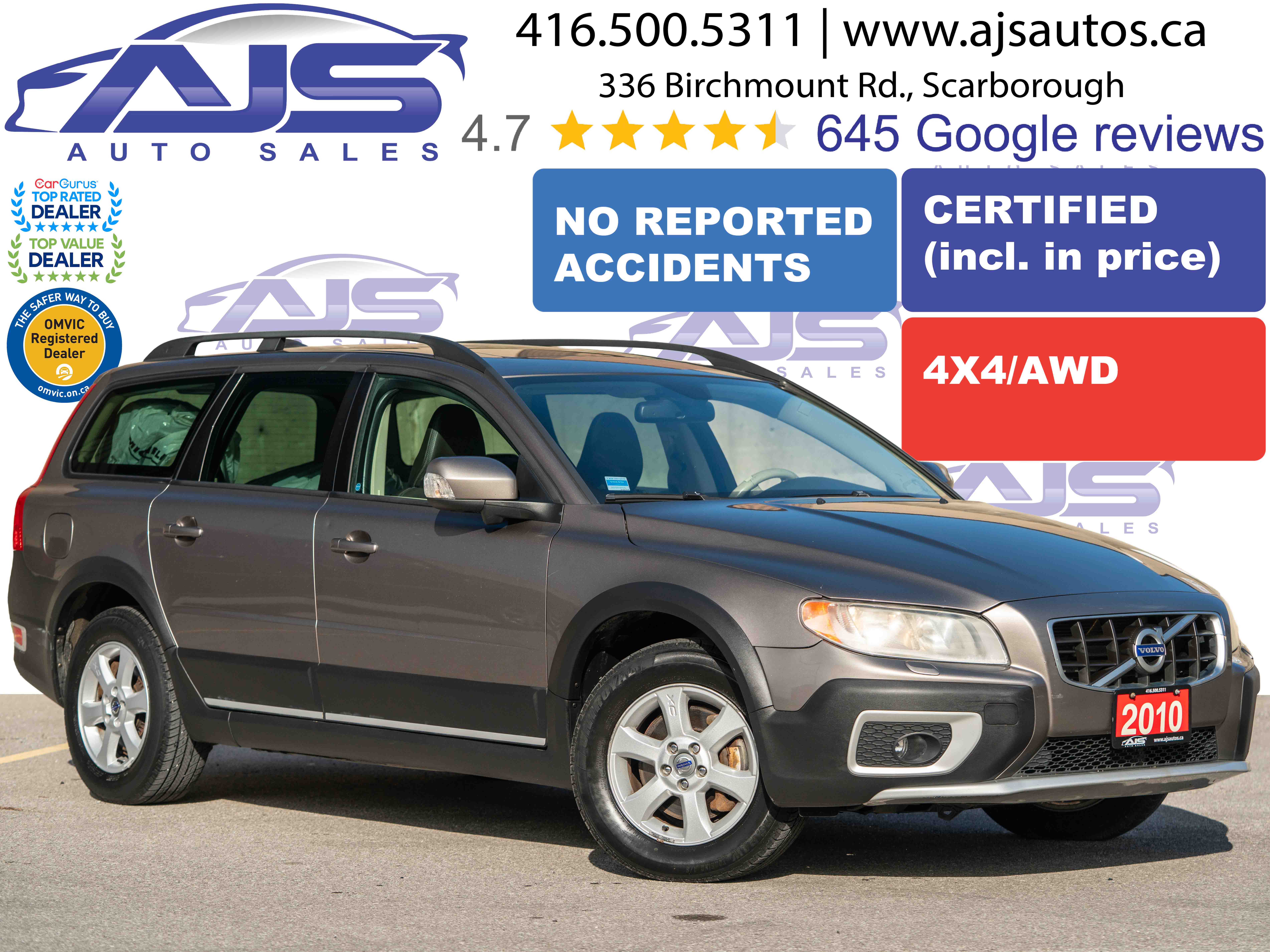 Brown 2010 Volvo XC70 3.2 Wagon All-Wheel Drive Automatic
