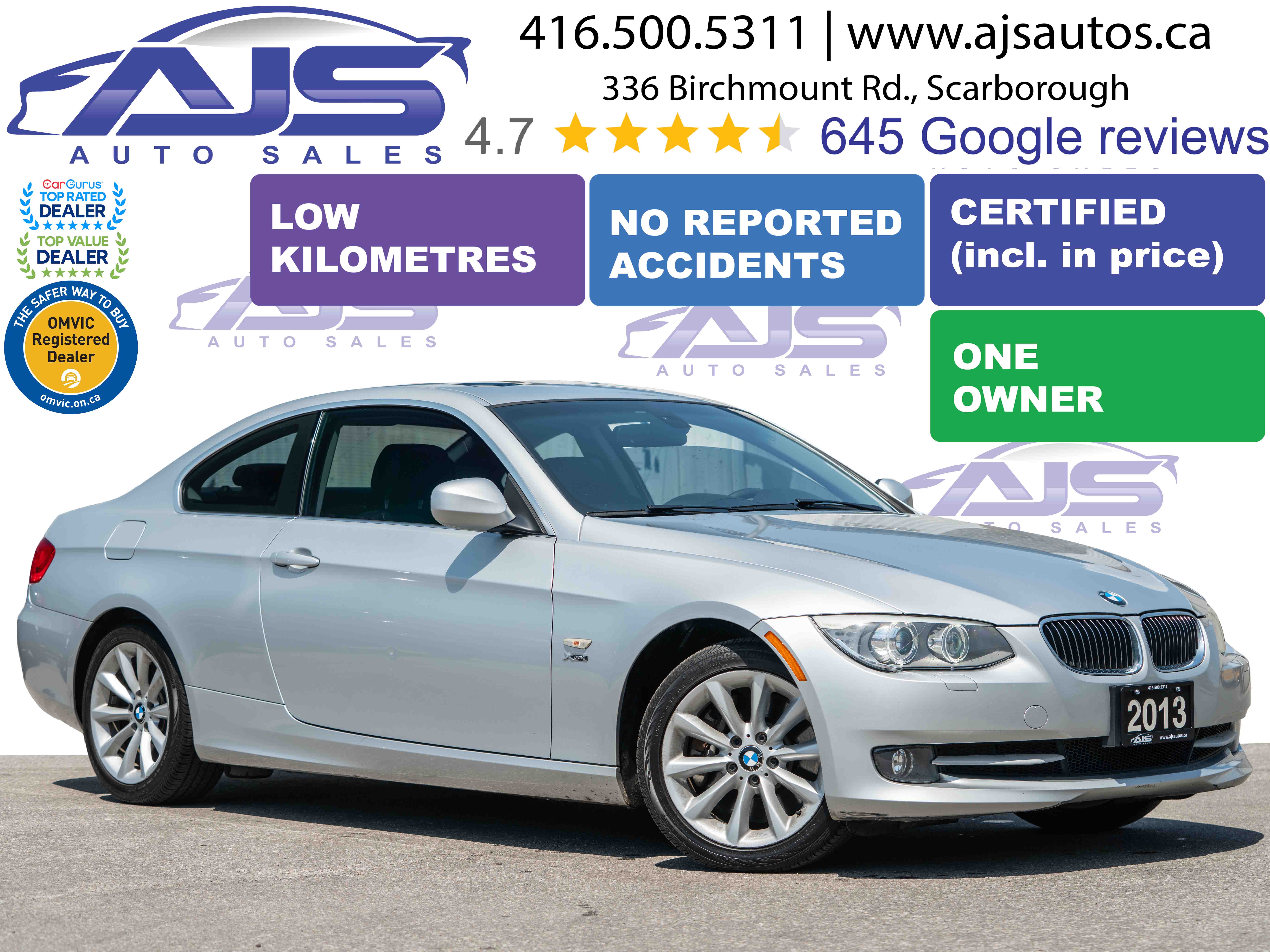 2013 BMW 3 Series 335i xDrive Coupe AWD
