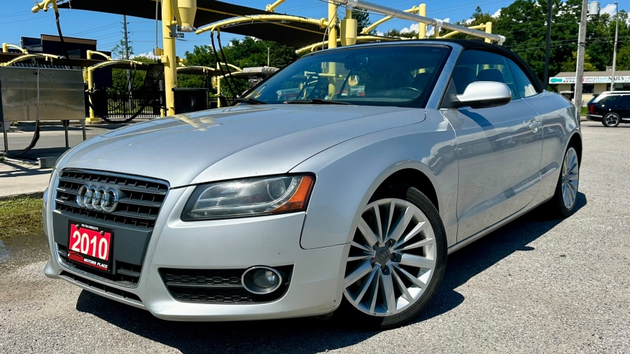 Gray 2010 Audi A5 Convertible All-Wheel Drive Automatic