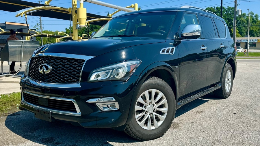 Black 2016 INFINITI QX80 SUV / Crossover Automatic