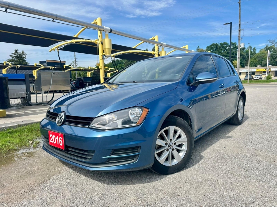 Blue 2016 Volkswagen Golf Hatchback Automatic