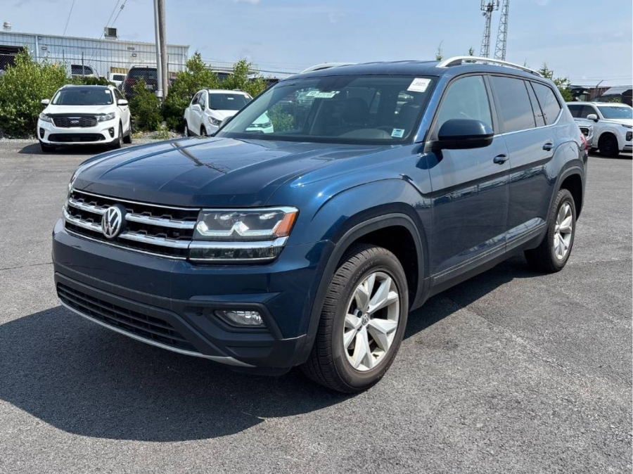Blue 2019 Volkswagen Atlas SUV / Crossover All-Wheel Drive Automatic
