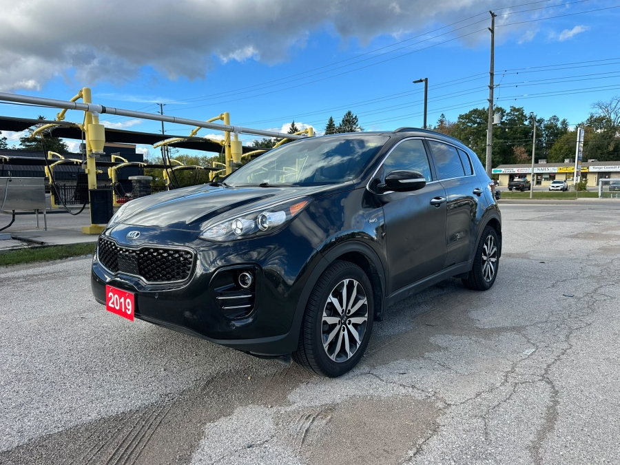 Black 2019 Kia Sportage SUV / Crossover All-Wheel Drive Automatic