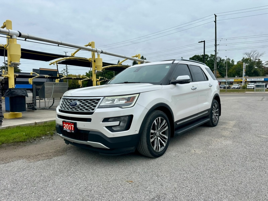 White 2017 Ford Explorer SUV / Crossover All-Wheel Drive Automatic