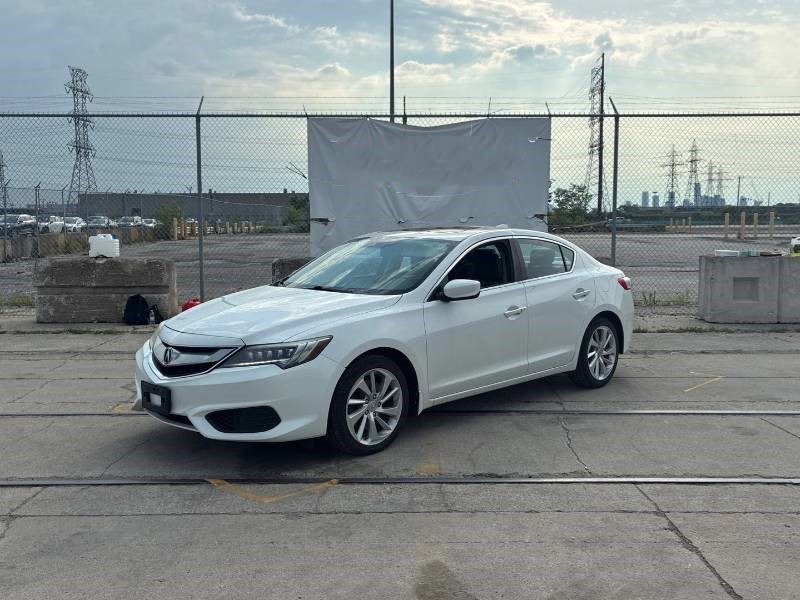 White 2017 Acura ILX Sedan Front-Wheel Drive Automatic