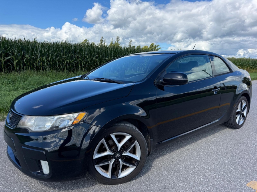 Black 2013 Kia Forte Koup Coupe Front-Wheel Drive Automatic