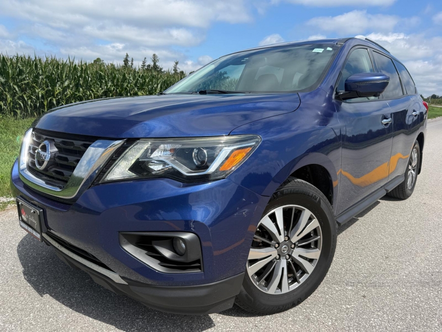 Blue 2017 Nissan Pathfinder SUV / Crossover Four-Wheel Drive Continuously Variable Transmission