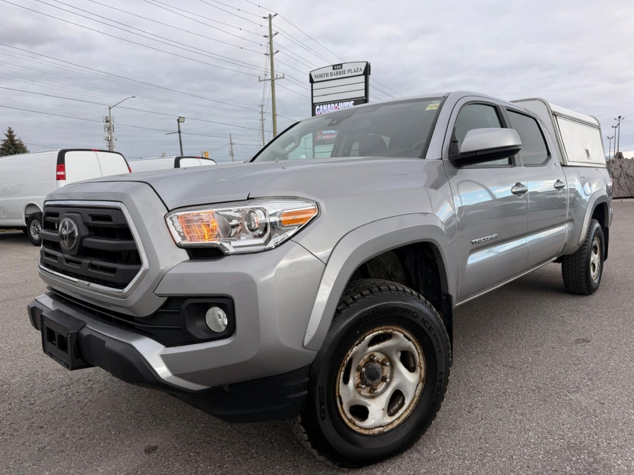Silver 2018 Toyota Tacoma Pickup Truck Four-Wheel Drive Automatic