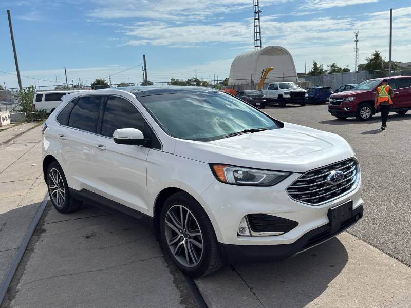 White 2019 Ford Edge SUV / Crossover All-Wheel Drive Automatic