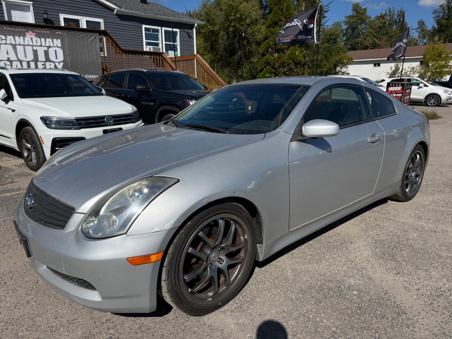 Silver 2006 INFINITI G35 Coupe Rear-Wheel Drive Automatic
