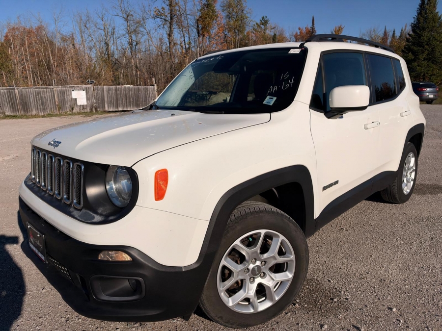 White 2016 Jeep Renegade SUV / Crossover Four-Wheel Drive Automatic