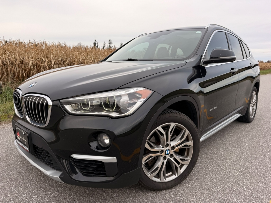 Black 2017 BMW X1 SUV / Crossover All-Wheel Drive Automatic