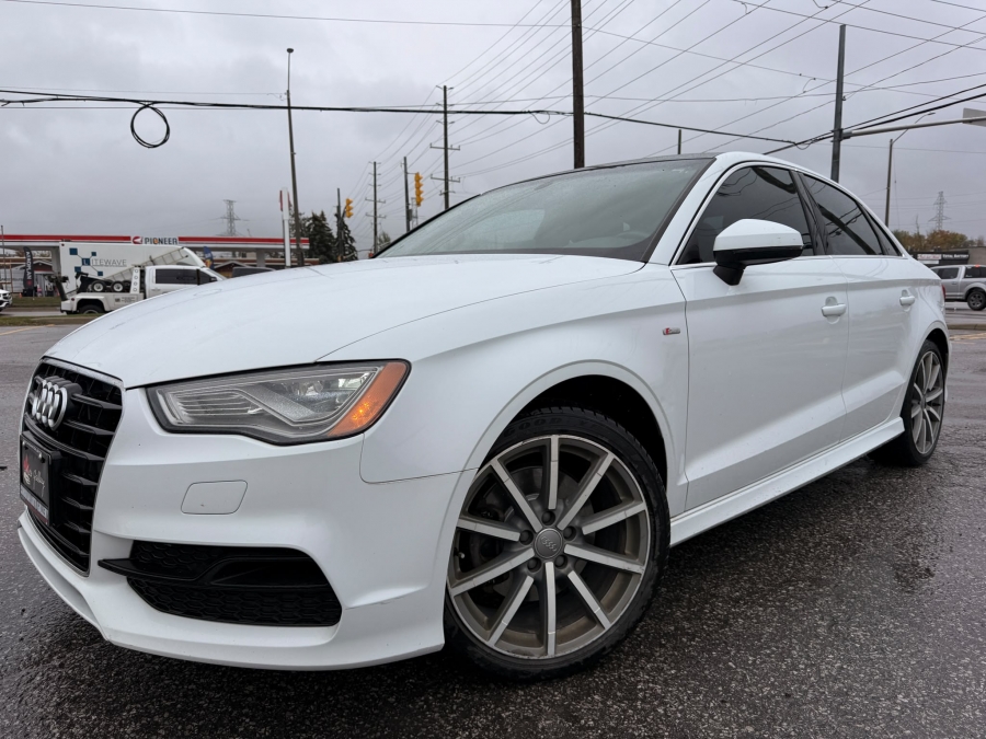 White 2015 Audi A3 Sedan Automatic