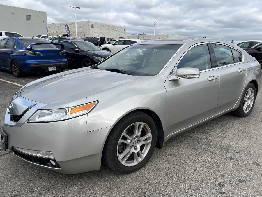 Silver 2009 Acura TL Sedan Front-Wheel Drive Automatic
