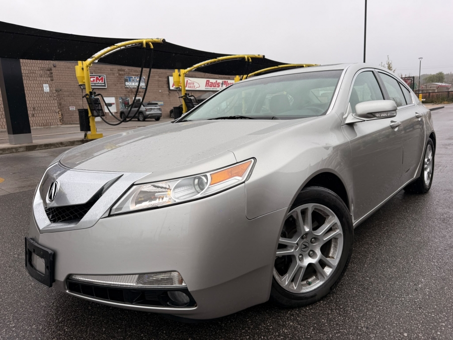 Silver 2009 Acura TL Sedan Front-Wheel Drive Automatic