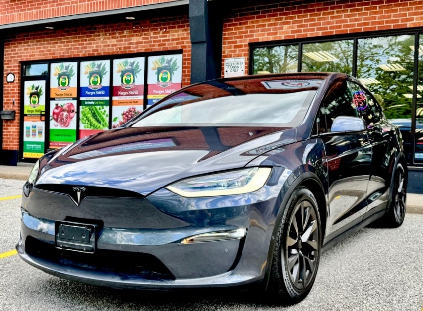 Gray 2023 Tesla Model X Sedan All-Wheel Drive Automatic
