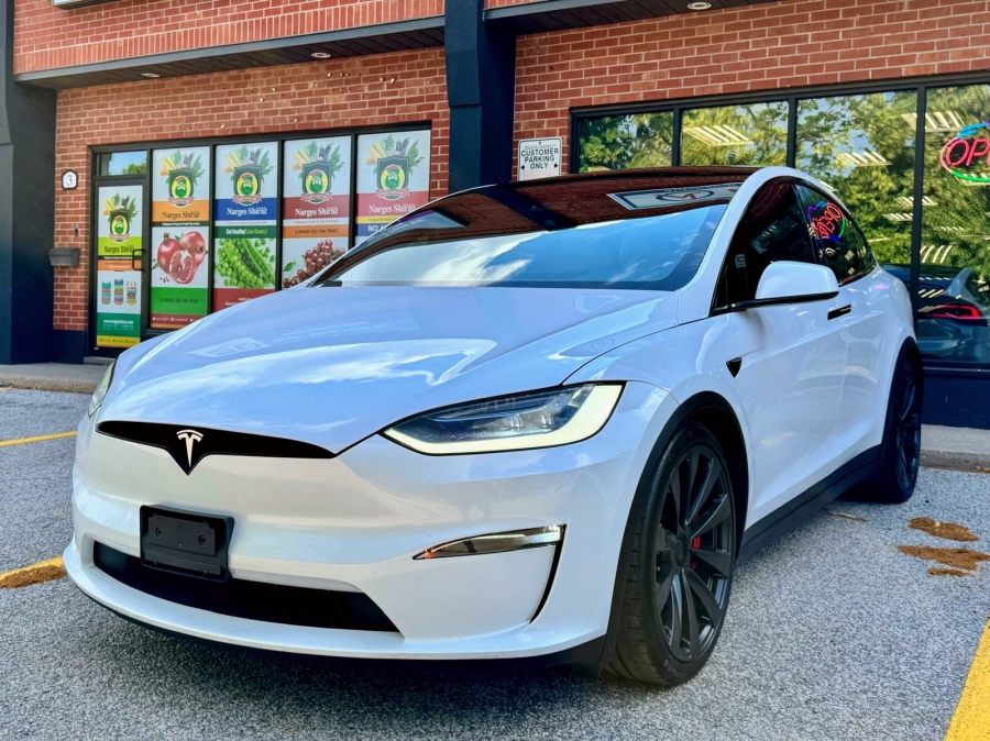 White 2023 Tesla Model X SUV / Crossover All-Wheel Drive Automatic