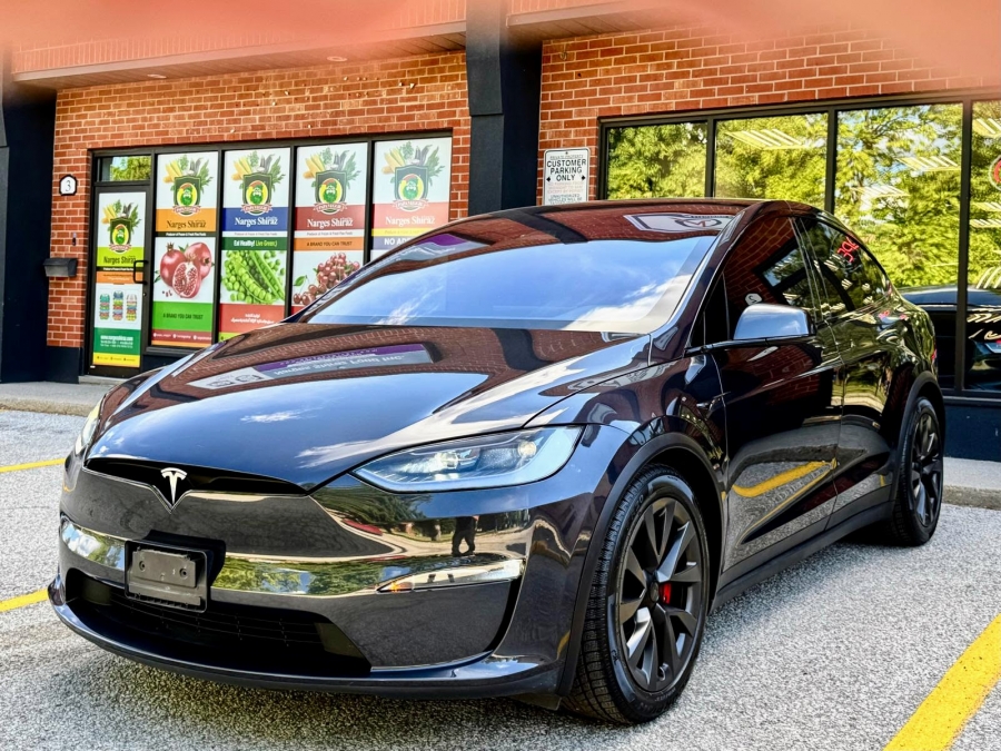 Gray 2024 Tesla Model X SUV / Crossover All-Wheel Drive Automatic