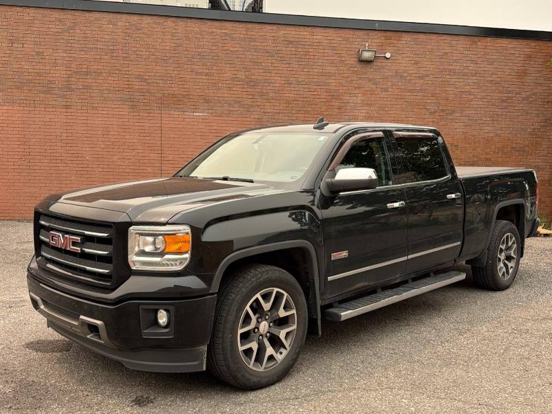 Black 2015 GMC Sierra 1500 Pickup Truck Four-Wheel Drive Automatic