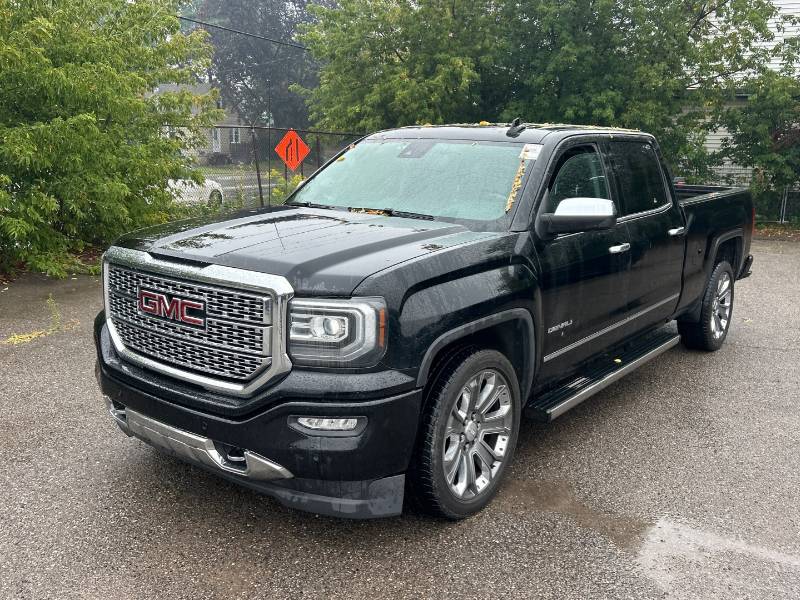Black 2016 GMC Sierra 1500 Pickup Truck Four-Wheel Drive Automatic