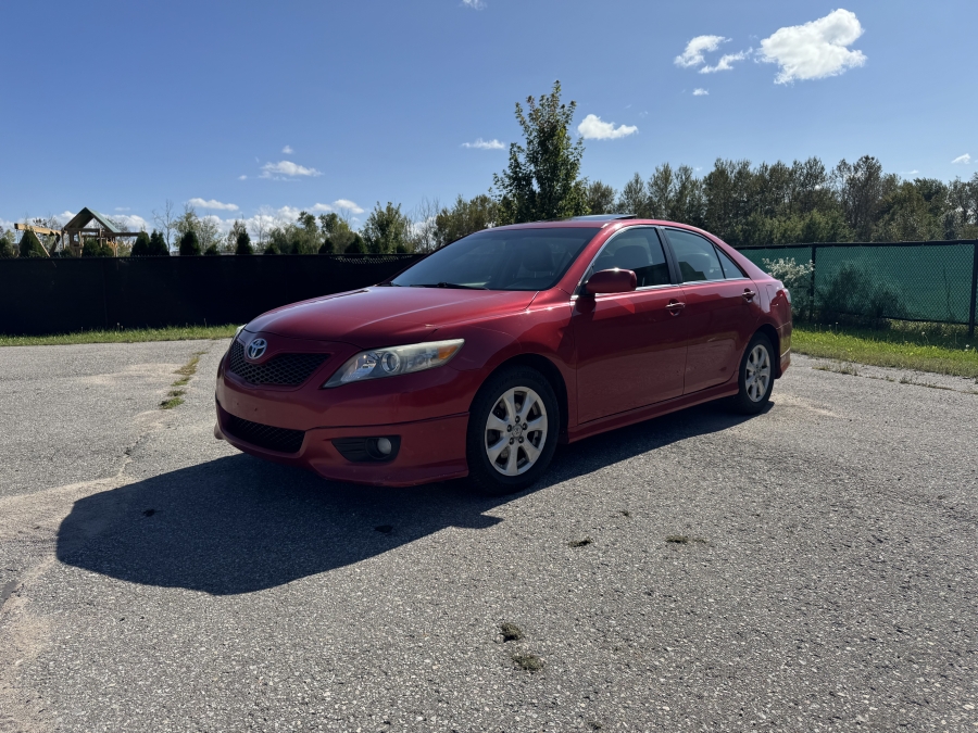 Red 2010 Toyota Camry Sedan Front-Wheel Drive Automatic